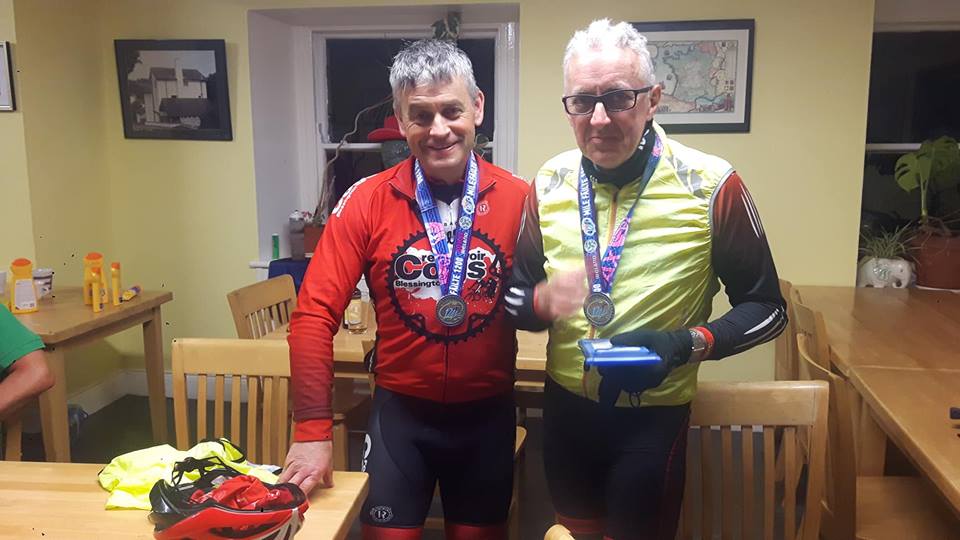 PatTomMileFailte Tom and Pat with Mile Failte medals