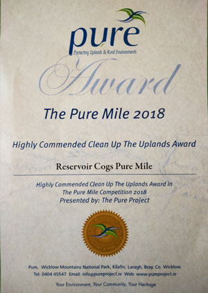 PURE Award Cert